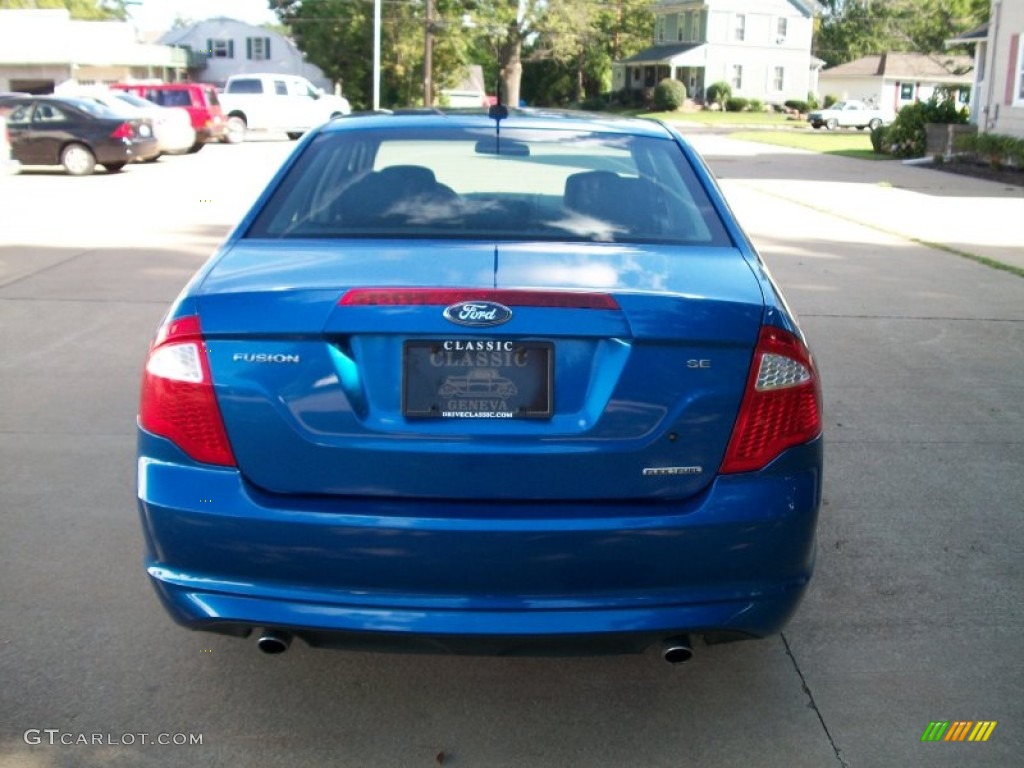 2011 Fusion SE V6 - Blue Flame Metallic / Charcoal Black photo #6