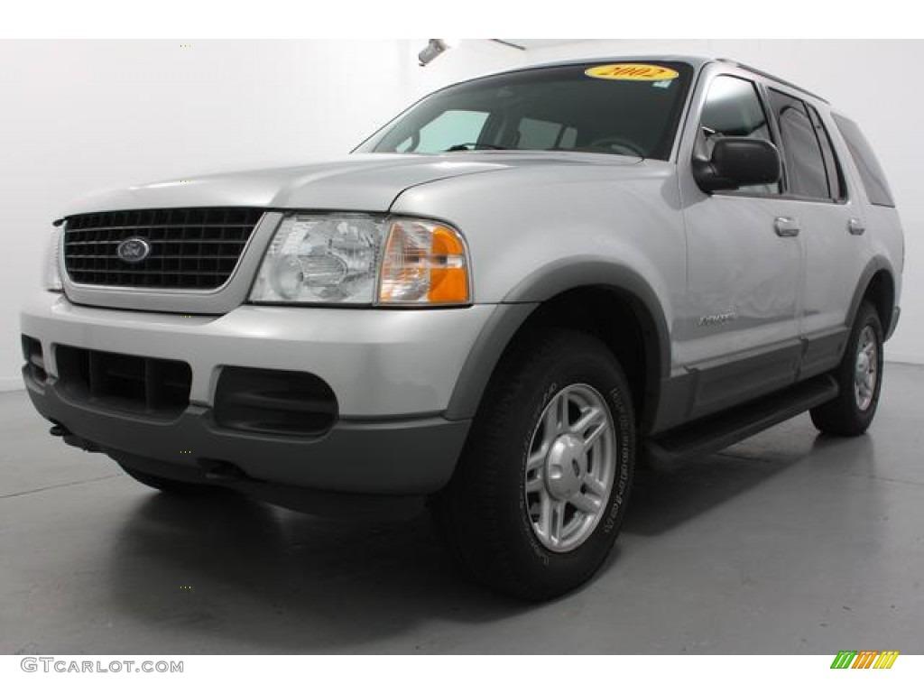 Silver Frost Metallic Ford Explorer