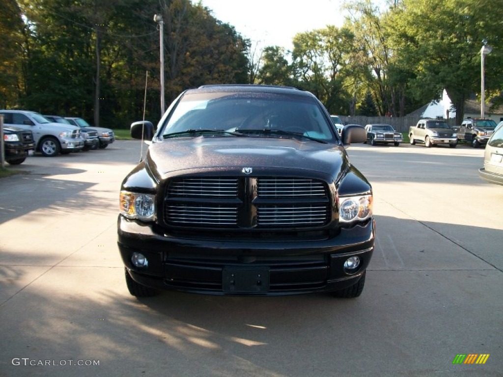 2005 Ram 1500 SLT Regular Cab 4x4 - Black / Dark Slate Gray photo #2