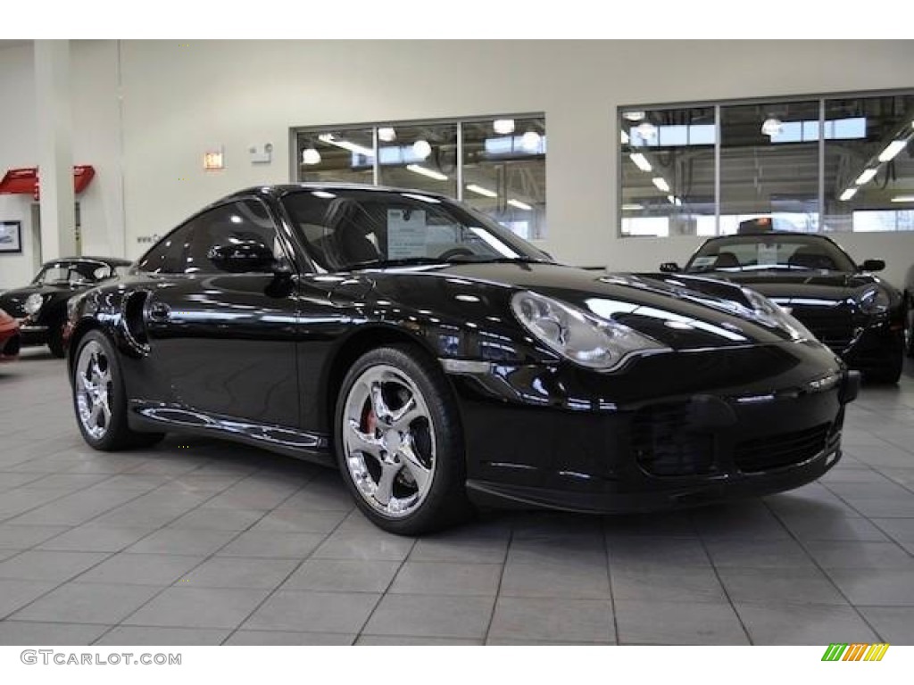 2001 911 Turbo Coupe - Black / Black photo #1