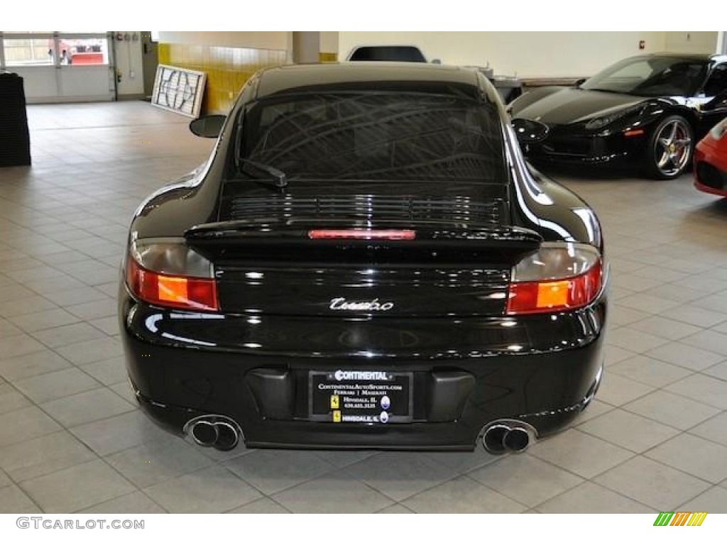 2001 911 Turbo Coupe - Black / Black photo #5