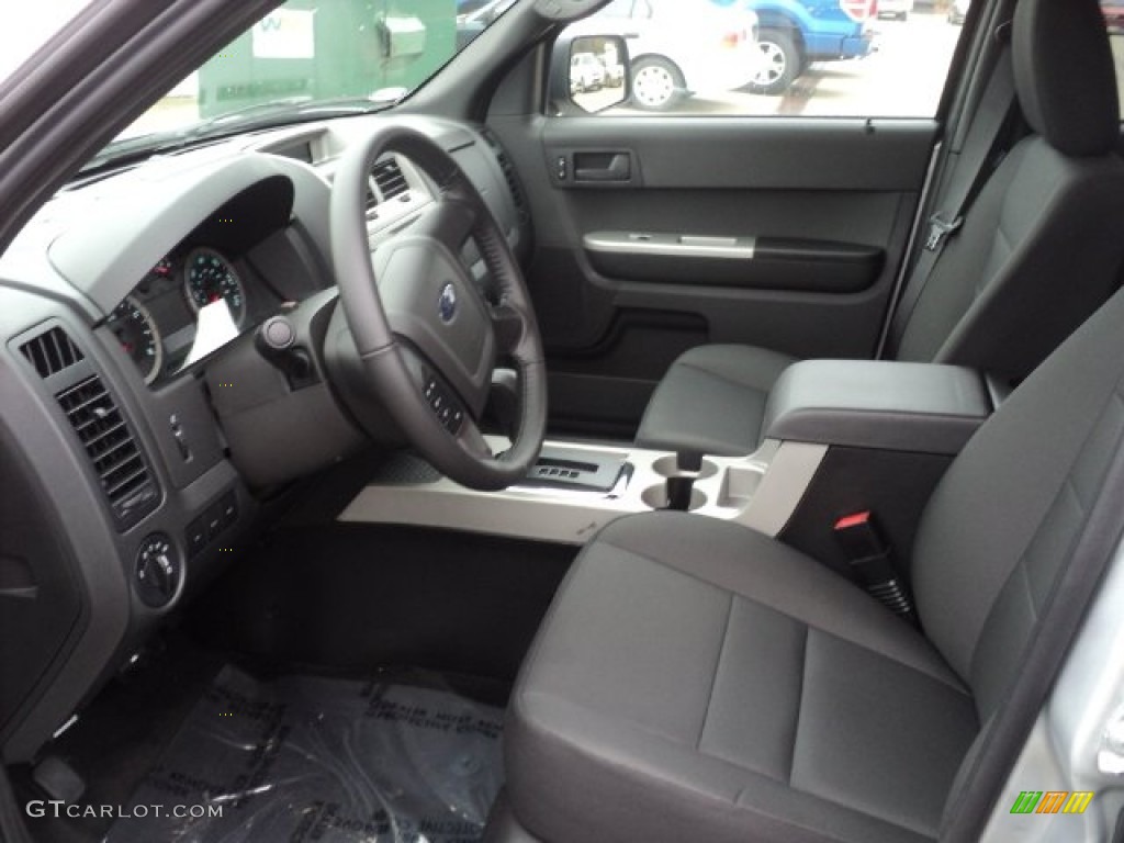 2012 Escape XLT - Ingot Silver Metallic / Charcoal Black photo #8