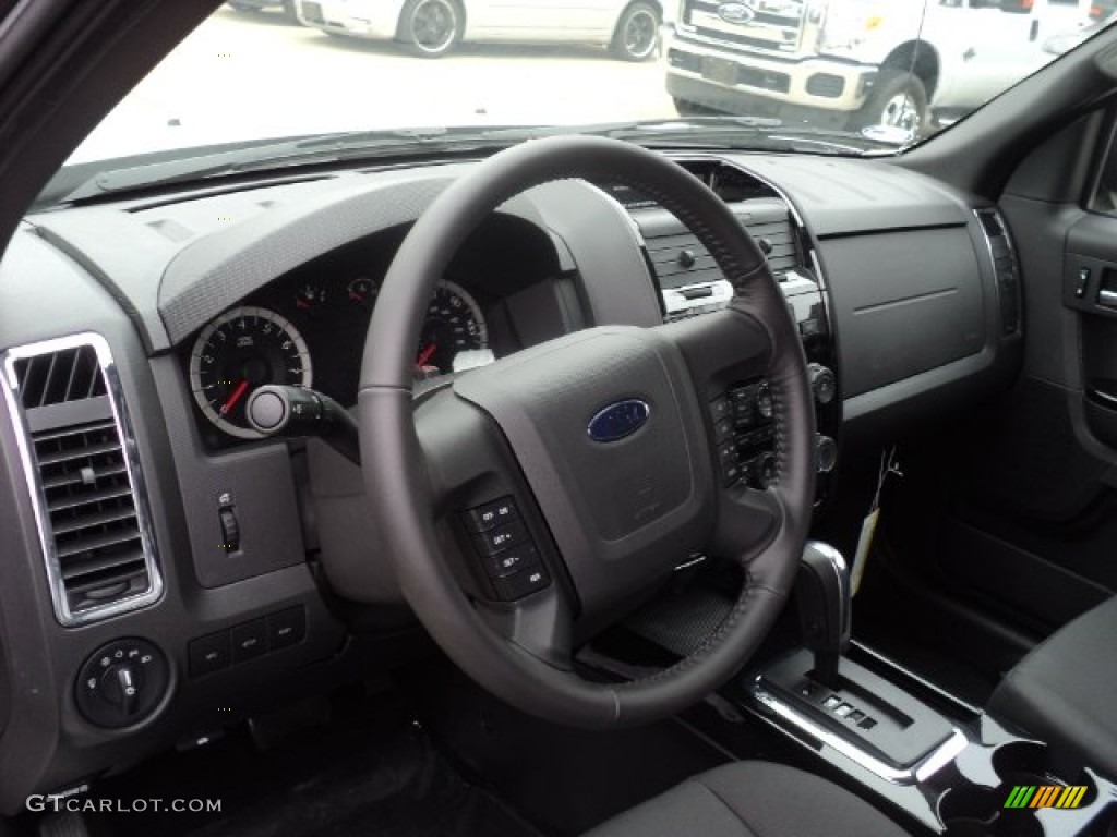 2012 Ford Escape XLT Sport Charcoal Black Dashboard Photo #58438578