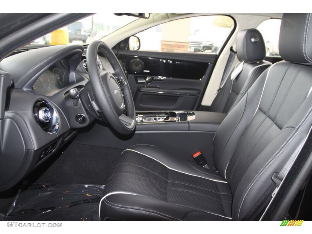 Jet Interior 2012 Jaguar XJ XJ Supercharged Photo #58438726