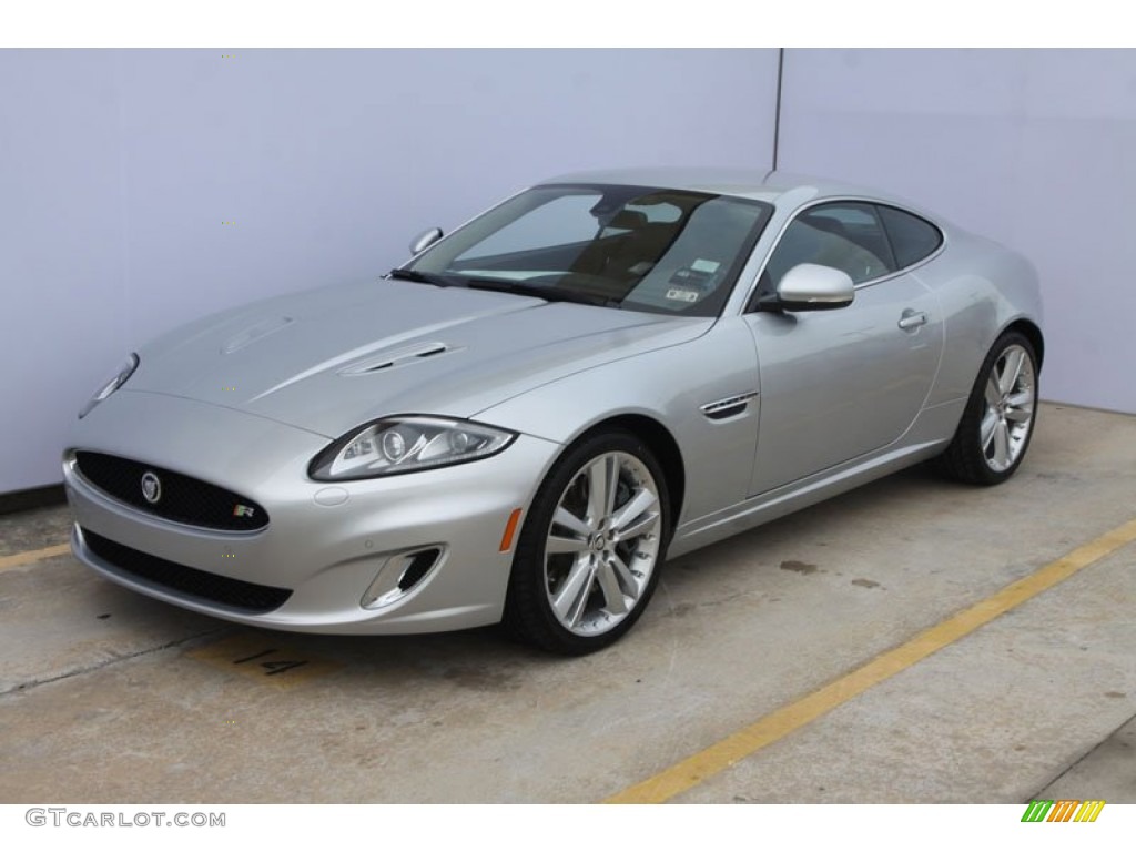 Rhodium Silver Metallic 2012 Jaguar XK XKR Coupe Exterior Photo #58438917