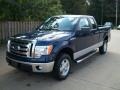 2011 Dark Blue Pearl Metallic Ford F150 XLT SuperCab 4x4  photo #1