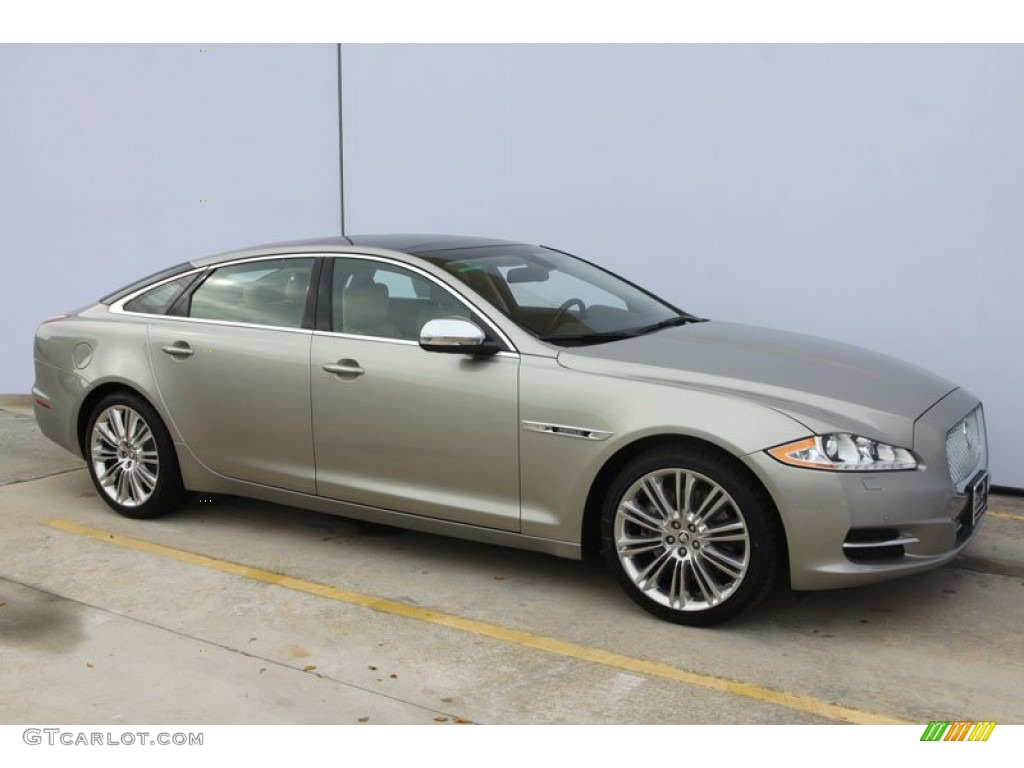 Cashmere Metallic 2012 Jaguar XJ XJL Portfolio Exterior Photo #58439034
