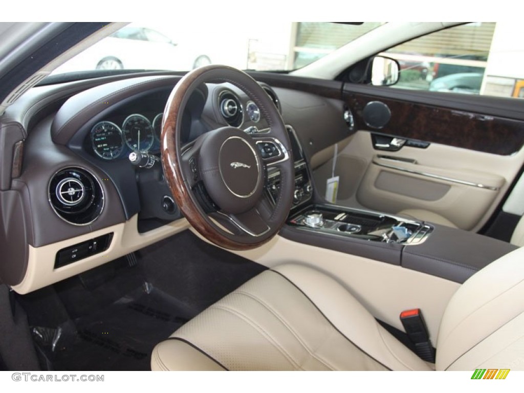 Cashew/Truffle Interior 2012 Jaguar XJ XJL Portfolio Photo #58439046