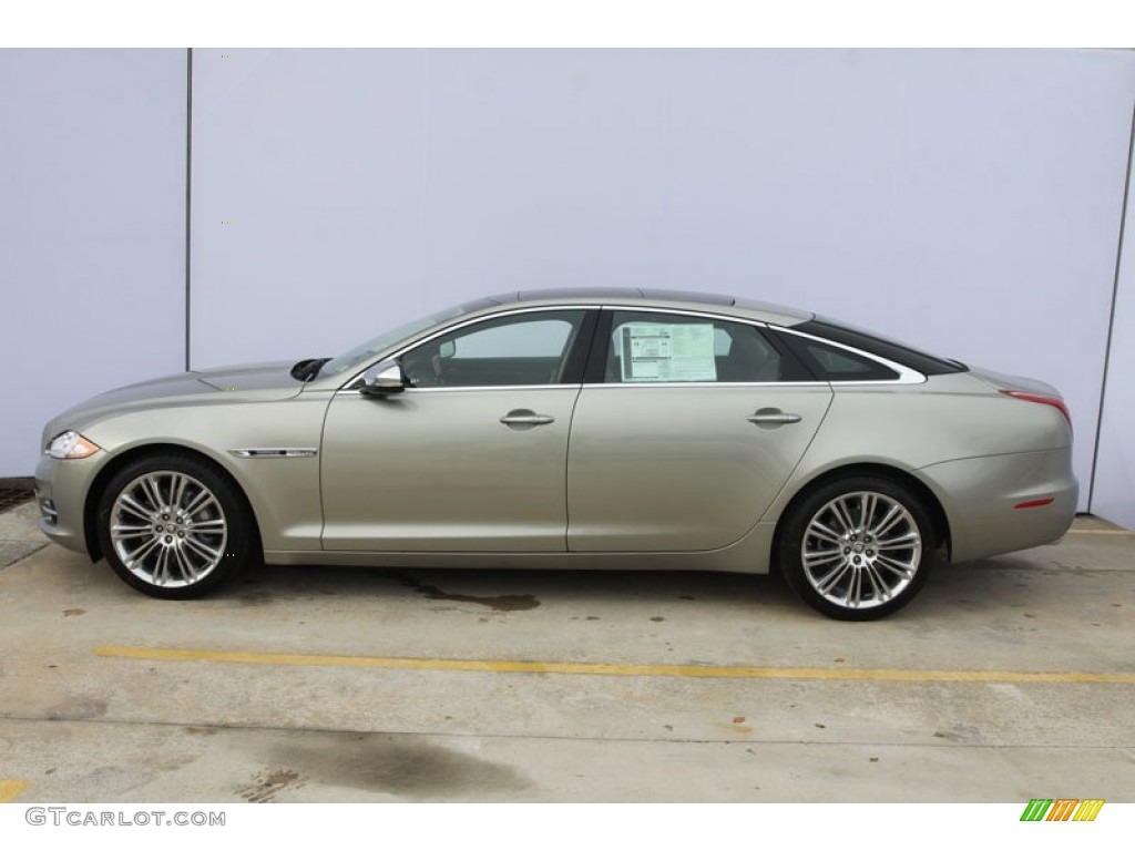 Cashmere Metallic 2012 Jaguar XJ XJL Portfolio Exterior Photo #58439073