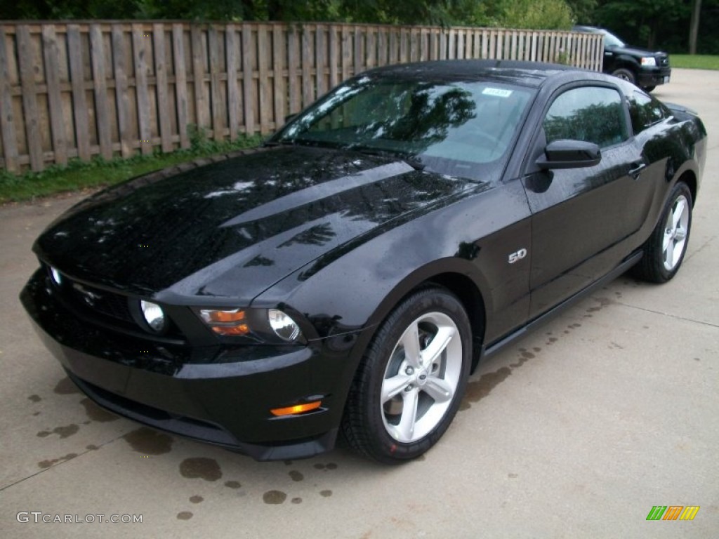 Black 2012 Ford Mustang GT Premium Coupe Exterior Photo #58439076