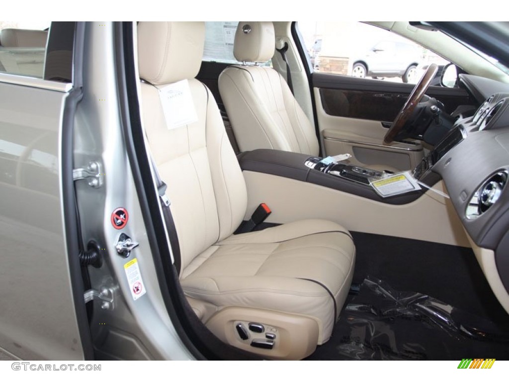 Cashew/Truffle Interior 2012 Jaguar XJ XJL Portfolio Photo #58439169