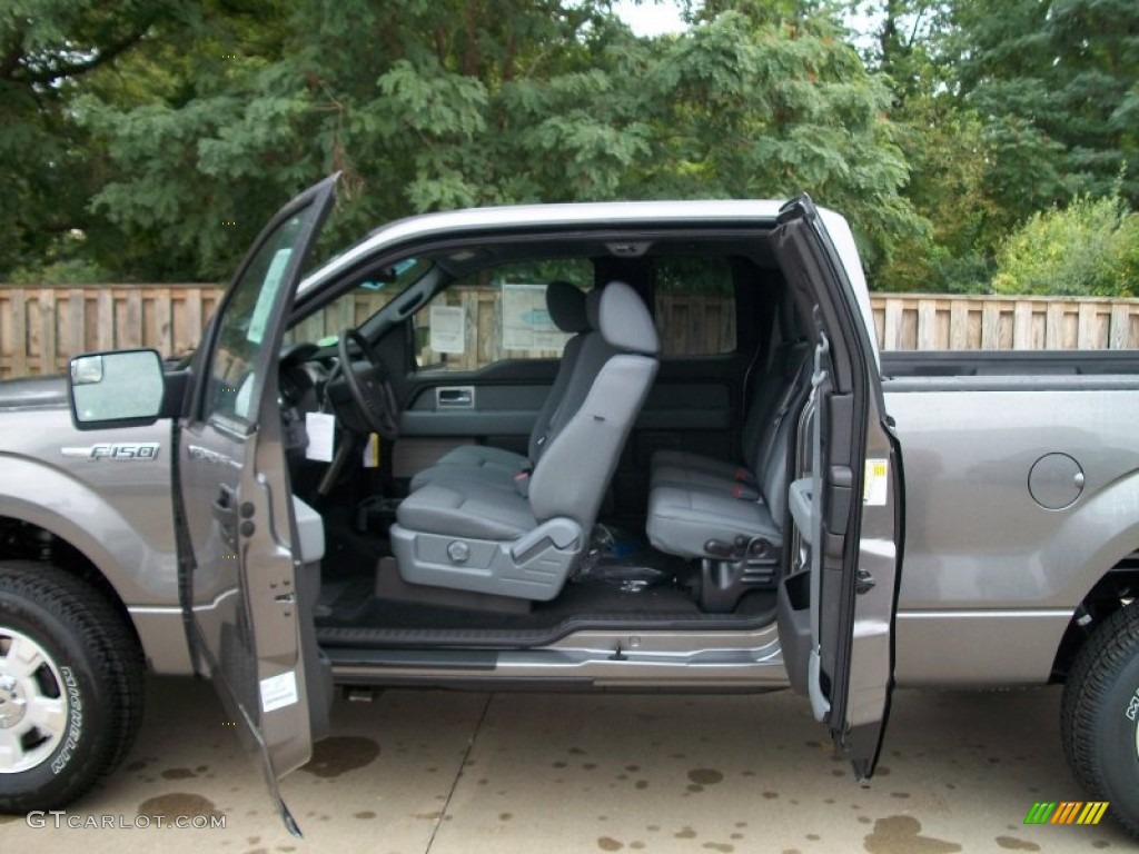 2011 F150 XLT SuperCab 4x4 - Sterling Grey Metallic / Steel Gray photo #9