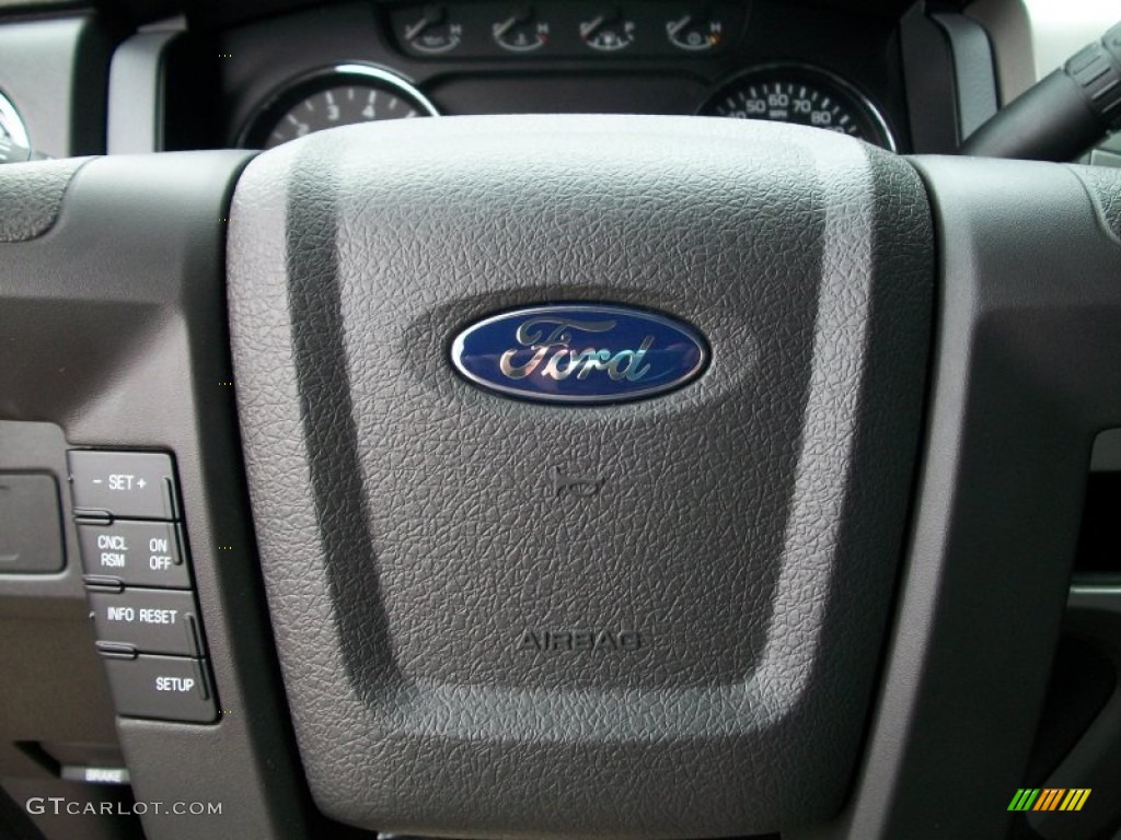 2011 F150 XLT SuperCab 4x4 - Sterling Grey Metallic / Steel Gray photo #14