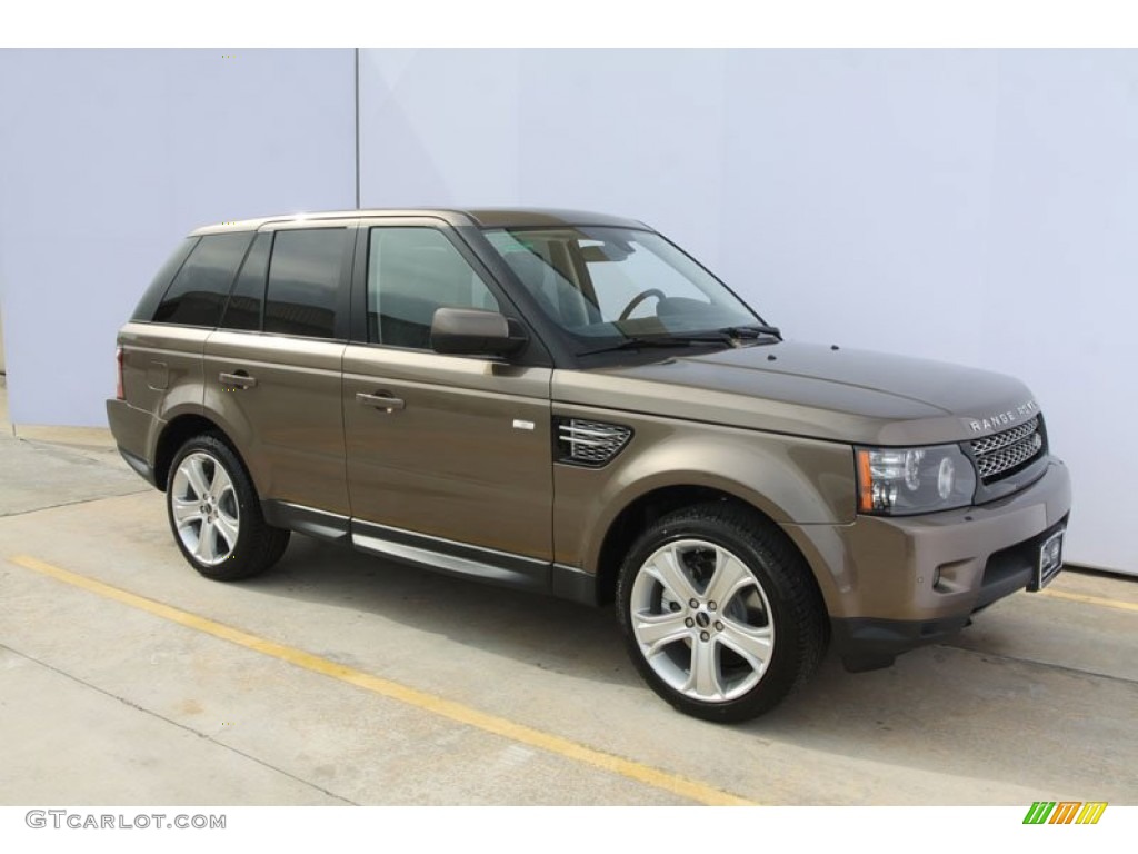 Nara Bronze Metallic 2012 Land Rover Range Rover Sport HSE LUX Exterior Photo #58439517