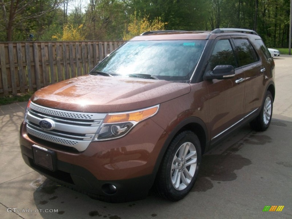 Golden Bronze Metallic Ford Explorer