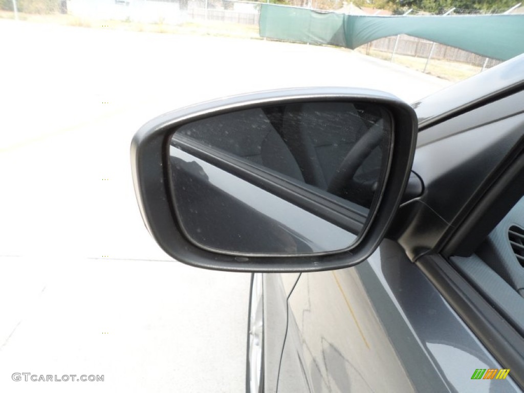 2012 Accent GLS 4 Door - Cyclone Gray / Gray photo #13