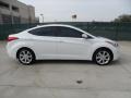 2012 Shimmering White Hyundai Elantra Limited  photo #2