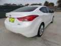 2012 Shimmering White Hyundai Elantra Limited  photo #3