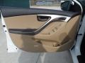 2012 Shimmering White Hyundai Elantra Limited  photo #22