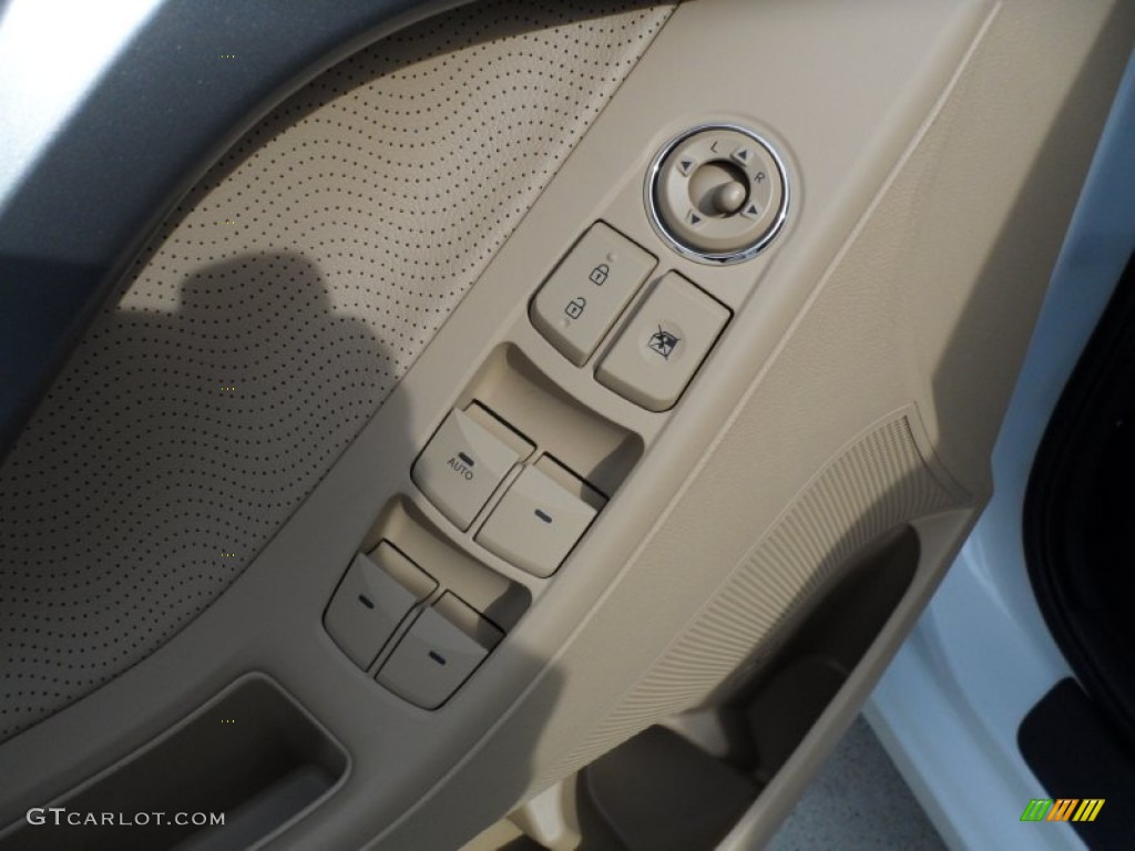 2012 Elantra Limited - Shimmering White / Beige photo #23