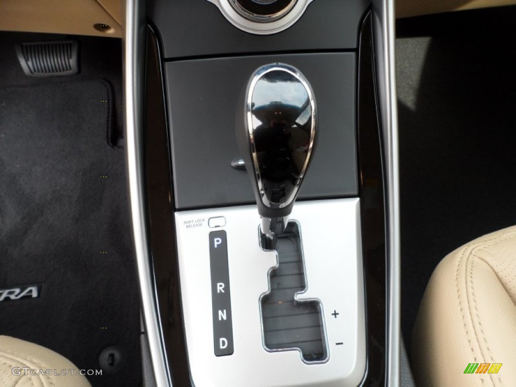 2012 Elantra Limited - Shimmering White / Beige photo #31
