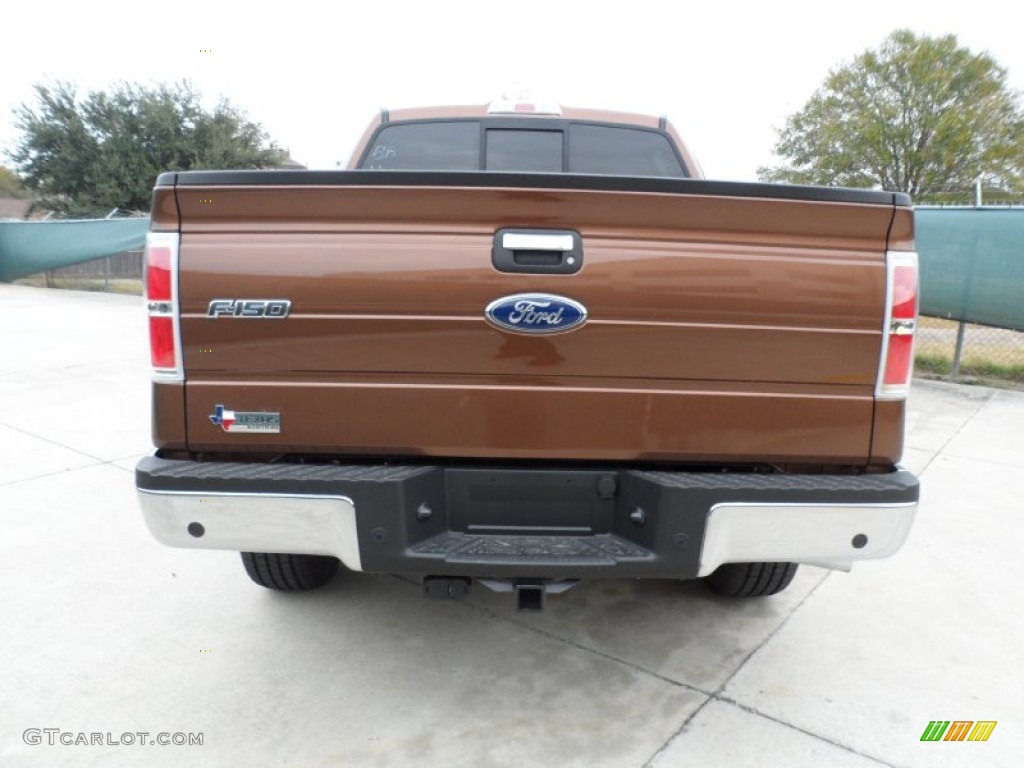 2012 F150 XLT SuperCrew 4x4 - Golden Bronze Metallic / Pale Adobe photo #2