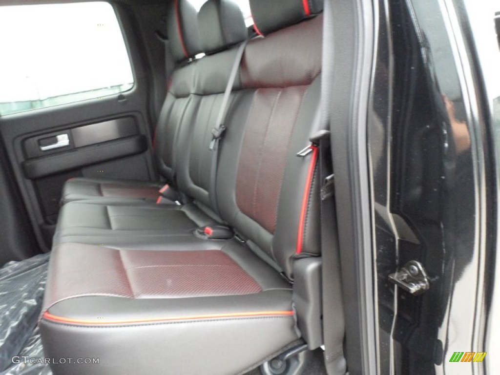 FX Sport Appearance Black/Red Interior 2012 Ford F150 FX4 SuperCrew 4x4 Photo #58443060
