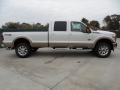 2012 White Platinum Metallic Tri-Coat Ford F350 Super Duty Lariat Crew Cab 4x4  photo #2
