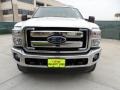 2012 White Platinum Metallic Tri-Coat Ford F350 Super Duty Lariat Crew Cab 4x4  photo #8