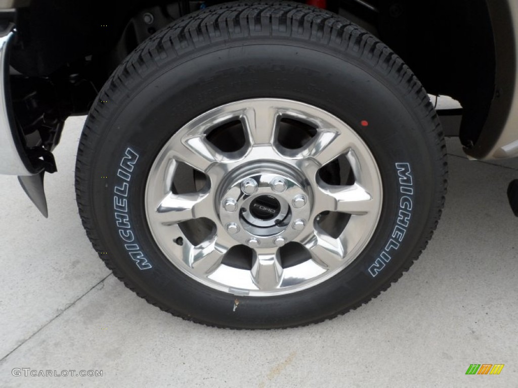 2012 Ford F350 Super Duty Lariat Crew Cab 4x4 Wheel Photo #58443384