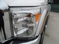 2012 White Platinum Metallic Tri-Coat Ford F350 Super Duty Lariat Crew Cab  photo #9