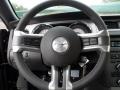 Charcoal Black 2012 Ford Mustang GT Premium Coupe Steering Wheel