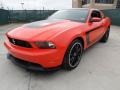 Competition Orange 2012 Ford Mustang Boss 302 Exterior