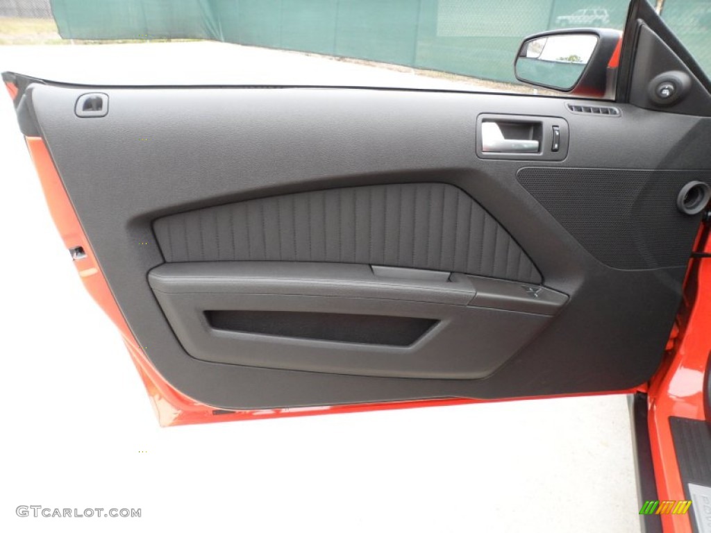 2012 Ford Mustang Boss 302 Charcoal Black Recaro Sport Seats Door Panel Photo #58444113