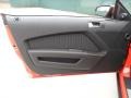 Charcoal Black Recaro Sport Seats Door Panel Photo for 2012 Ford Mustang #58444113