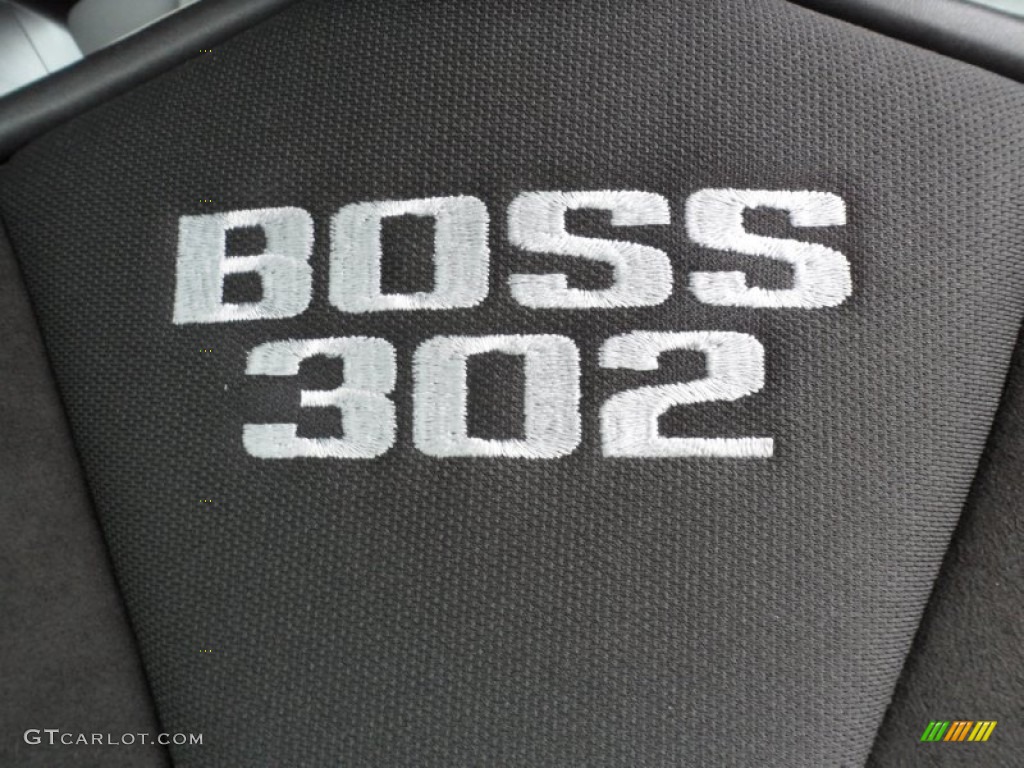 Embroidered BOSS 302 on seat 2012 Ford Mustang Boss 302 Parts