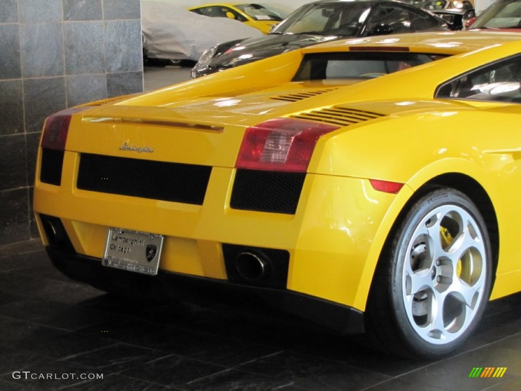 2004 Gallardo Coupe - Giallo Midas (Yellow) / Nero Perseus photo #21