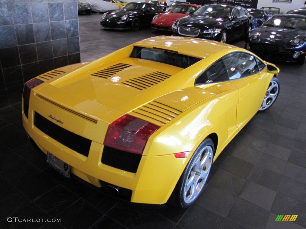 2004 Gallardo Coupe - Giallo Midas (Yellow) / Nero Perseus photo #23