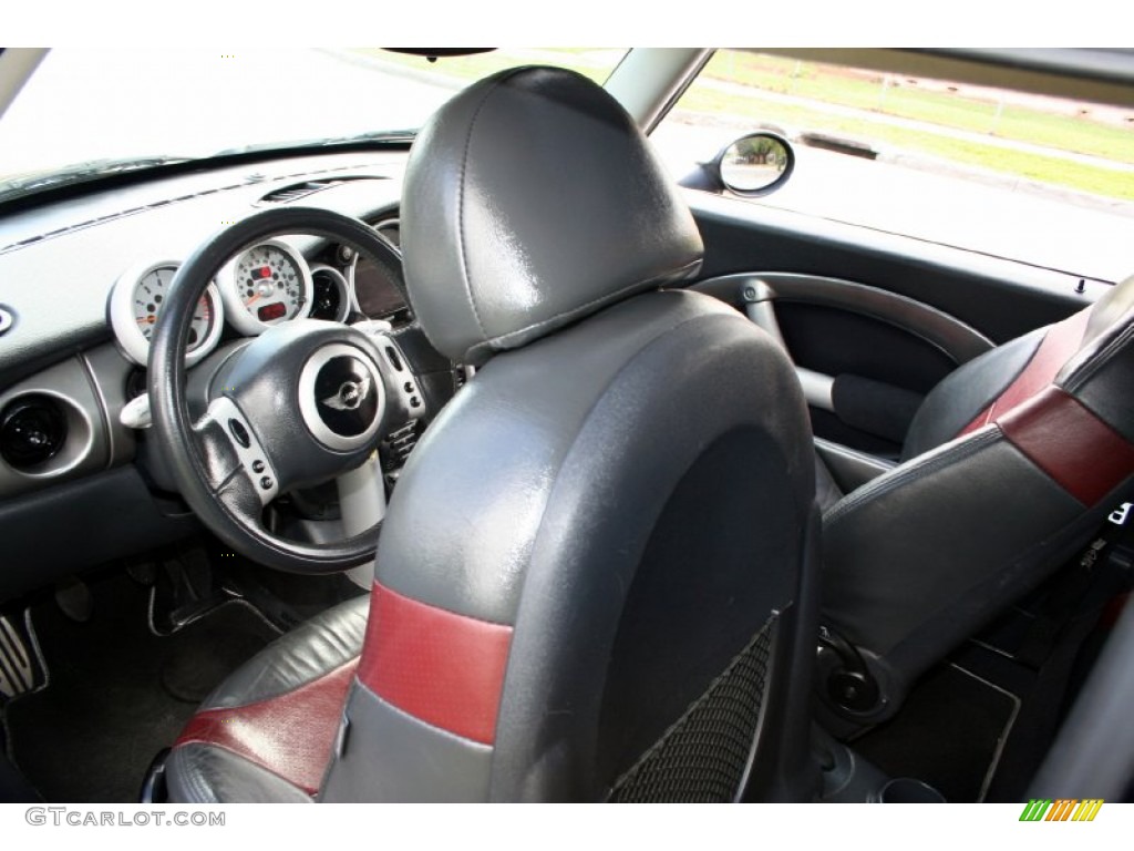 2003 Cooper S Hardtop - Jet Black / Space Grey/Panther Black photo #43