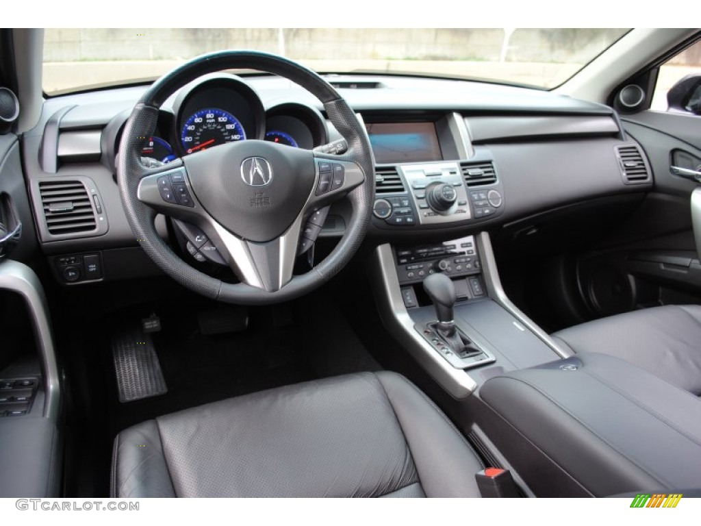 2010 Acura RDX SH-AWD Technology Ebony Dashboard Photo #58448531