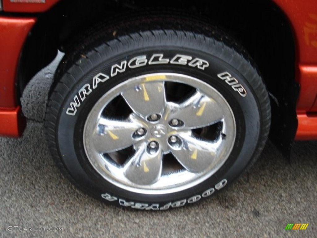 2005 Ram 1500 SLT Daytona Regular Cab 4x4 - Go ManGo! / Dark Slate Gray photo #11