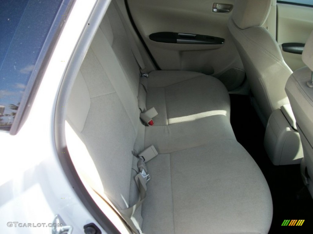 2011 Impreza 2.5i Premium Wagon - Satin White Pearl / Ivory photo #8