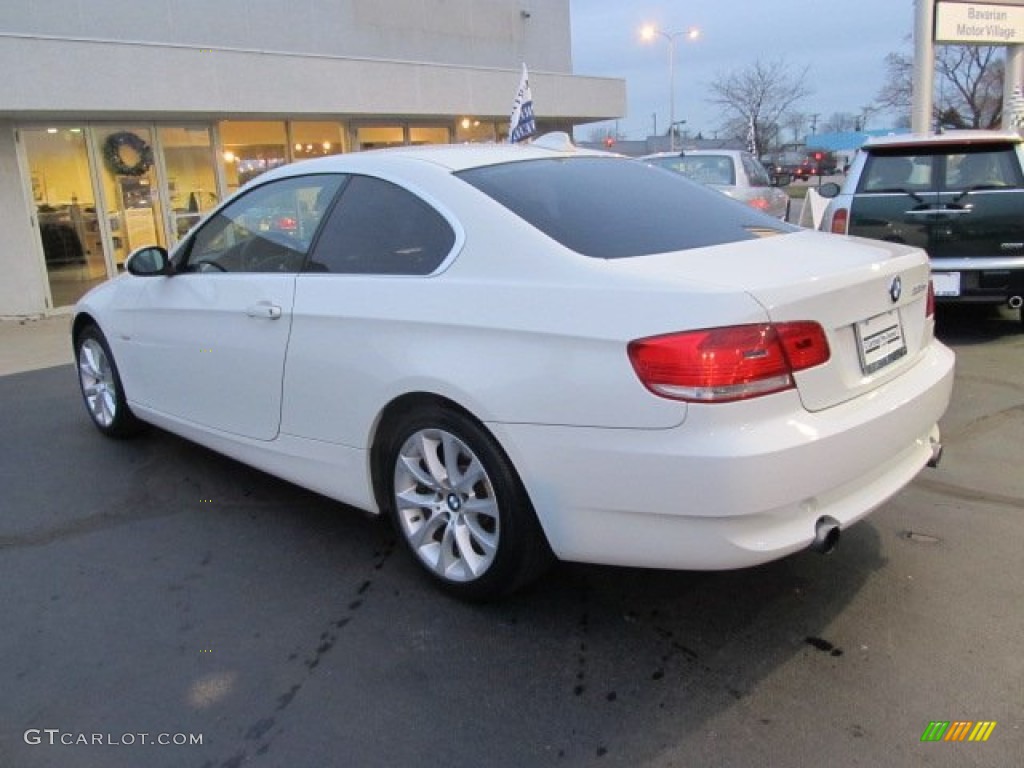 2008 3 Series 335xi Coupe - Alpine White / Black photo #3