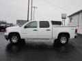 2008 Summit White GMC Sierra 1500 SLE Crew Cab 4x4  photo #4
