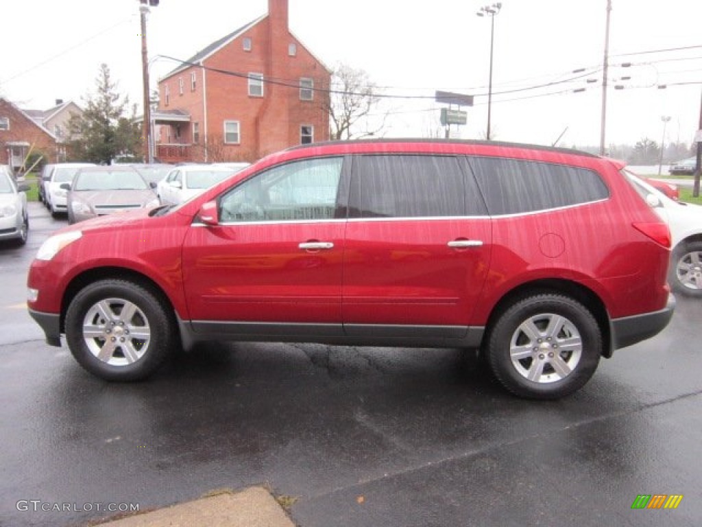 Crystal Red Tintcoat 2012 Chevrolet Traverse LT AWD Exterior Photo #58450250