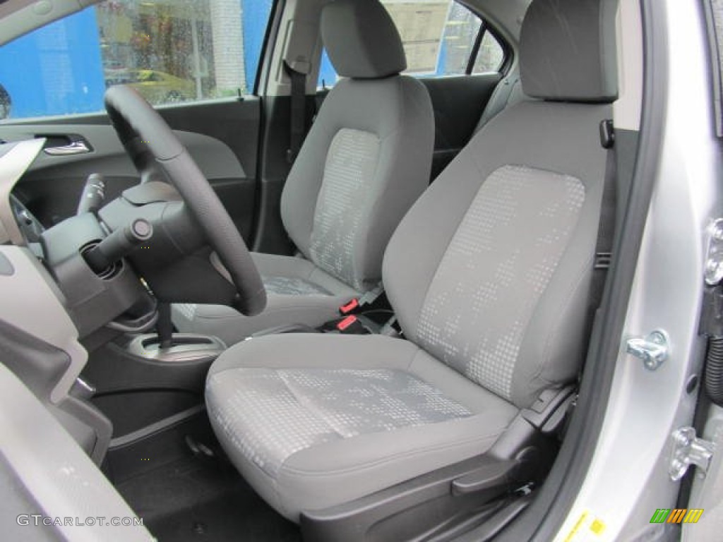 2012 Sonic LS Sedan - Silver Ice Metallic / Jet Black/Dark Titanium photo #8