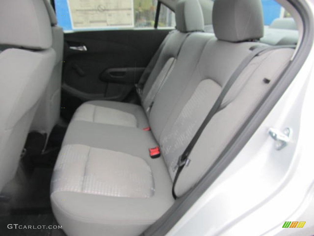 2012 Sonic LS Sedan - Silver Ice Metallic / Jet Black/Dark Titanium photo #9