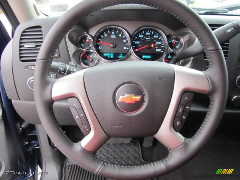 2012 Silverado 1500 LT Extended Cab 4x4 - Black Granite Metallic / Ebony photo #10