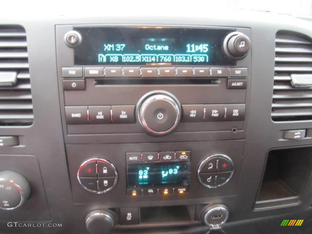 2012 Silverado 1500 LT Extended Cab 4x4 - Black Granite Metallic / Ebony photo #11