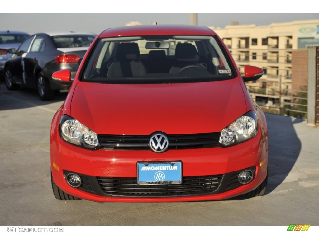 2012 Golf 2 Door TDI - Tornado Red / Titan Black photo #2